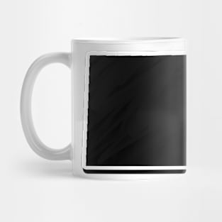 Black North Dakota Outline Mug